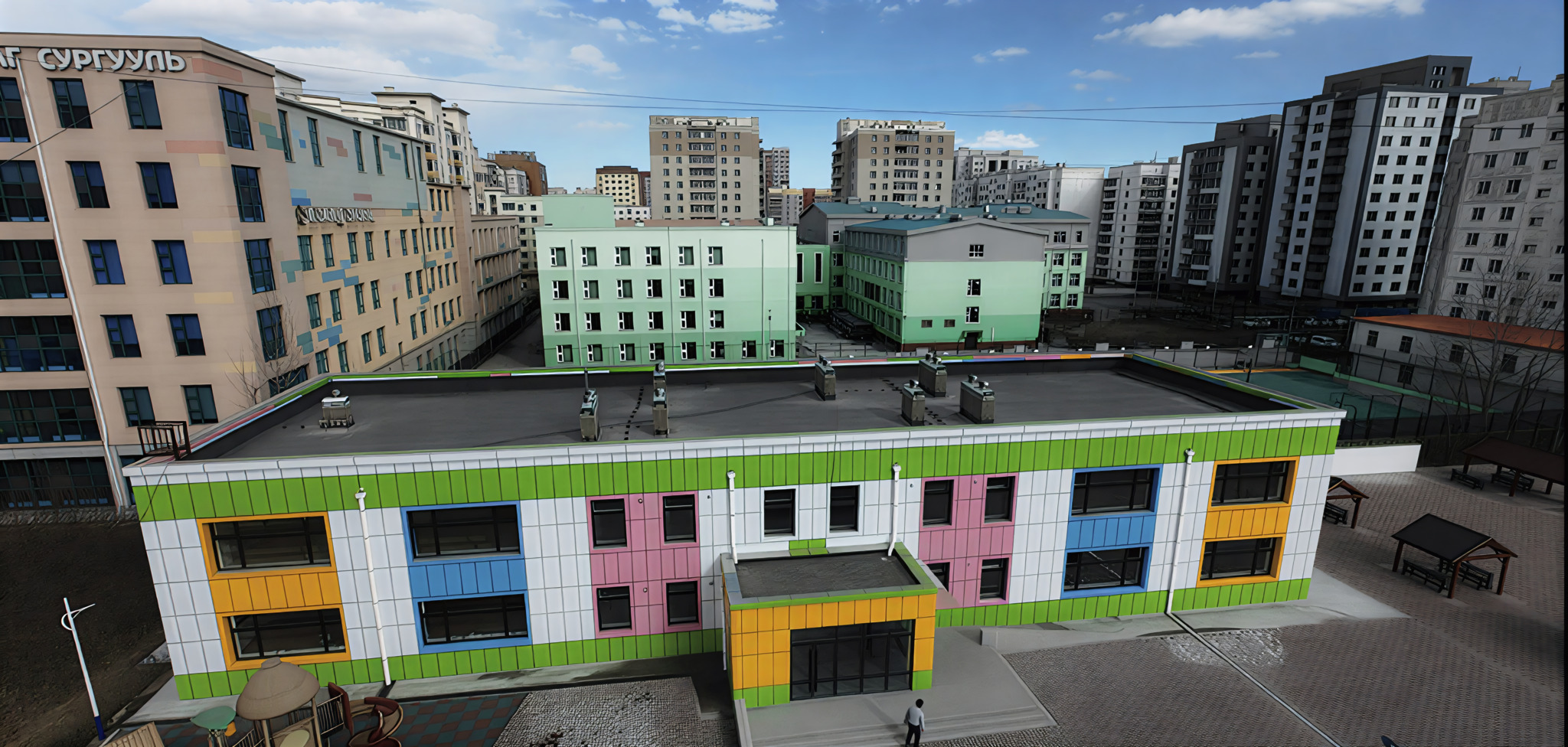 Баянзүрх дүүргийн 15 дугаар хорооны 122 дугаар цэцэрлэгийн өргөтгөлийн барилгыг улсын комисс хүлээн авлаа